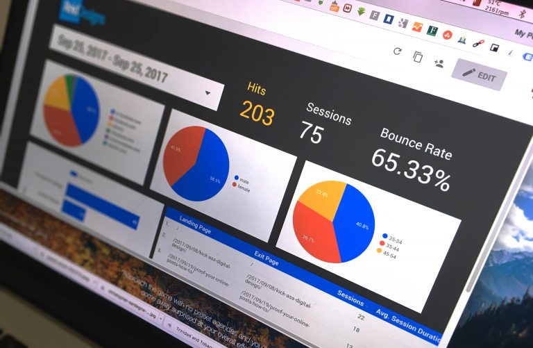 website analytics for ReidDesigns.pro website