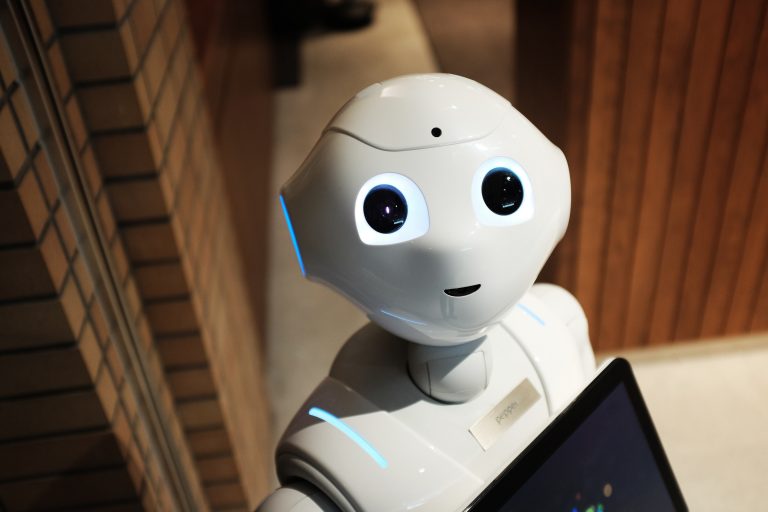 Photo of a cute robot