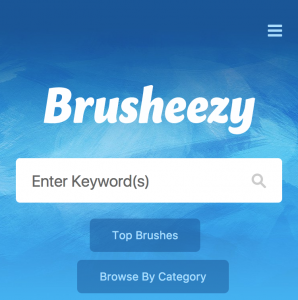 free graphic design resources. Brushes from brusheezy website