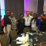 The author and his friends at Table 17 at the The Facebook ConnectAmericas Challenge