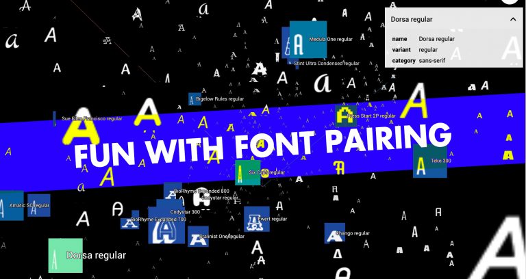 Pair fonts with . . .