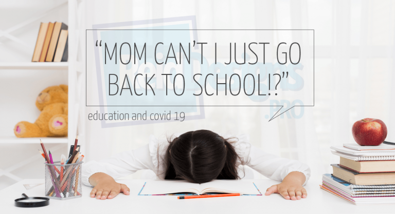 Mom can;t I just go back to school?